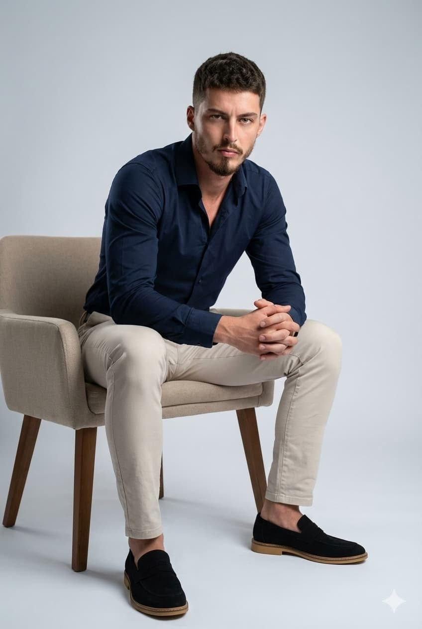 Foto masculina casual